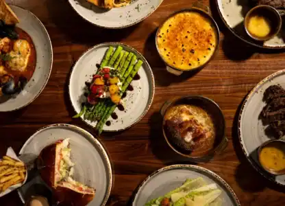 Assortment of menu items at CISCo Restaurant + Bar