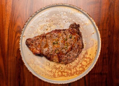 CISCo Restaurant + Bar ribeye steak in sauce