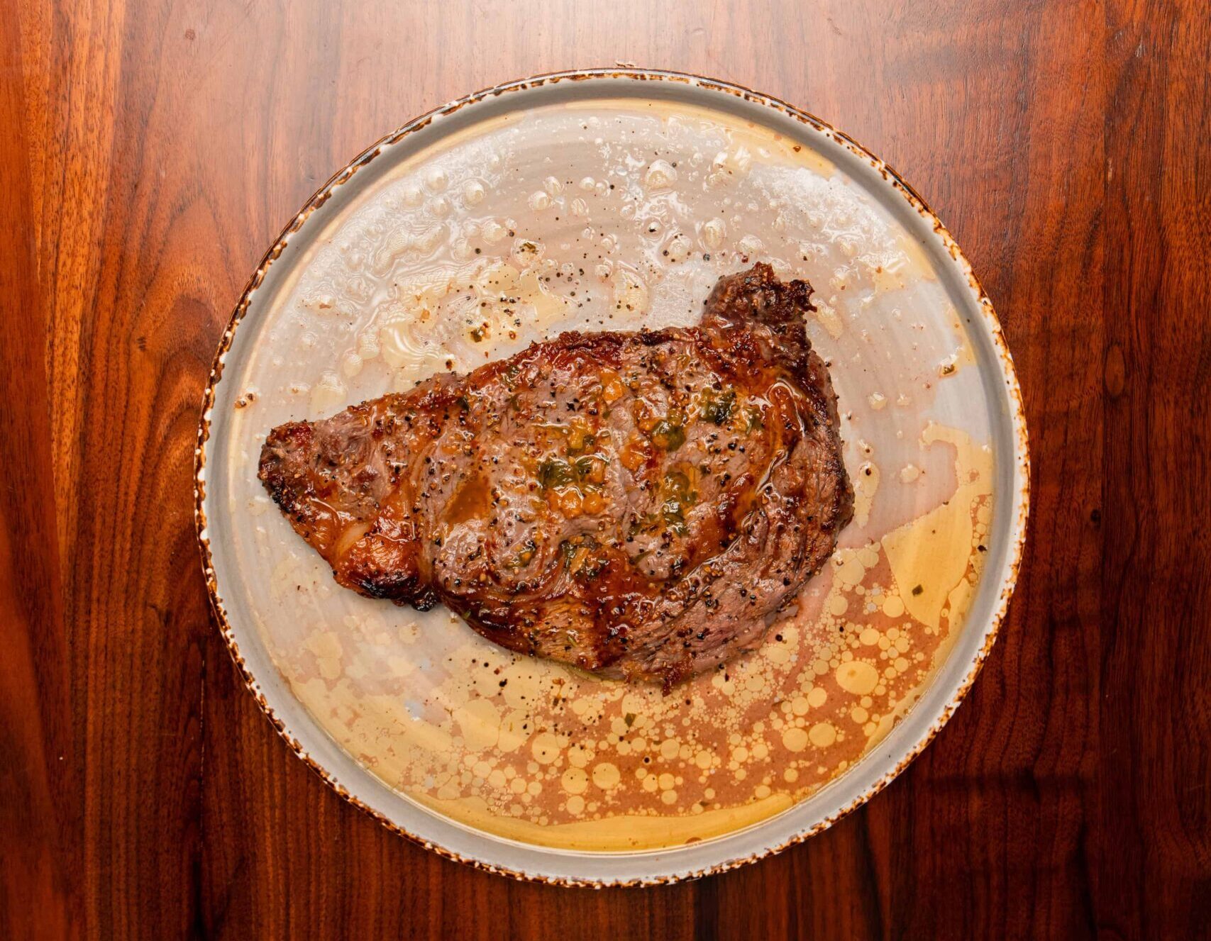 CISCo Restaurant + Bar ribeye steak in sauce